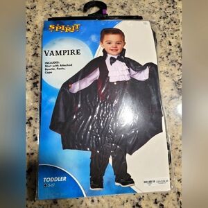 Vampire Costume spirit of Halloween size 5-6T